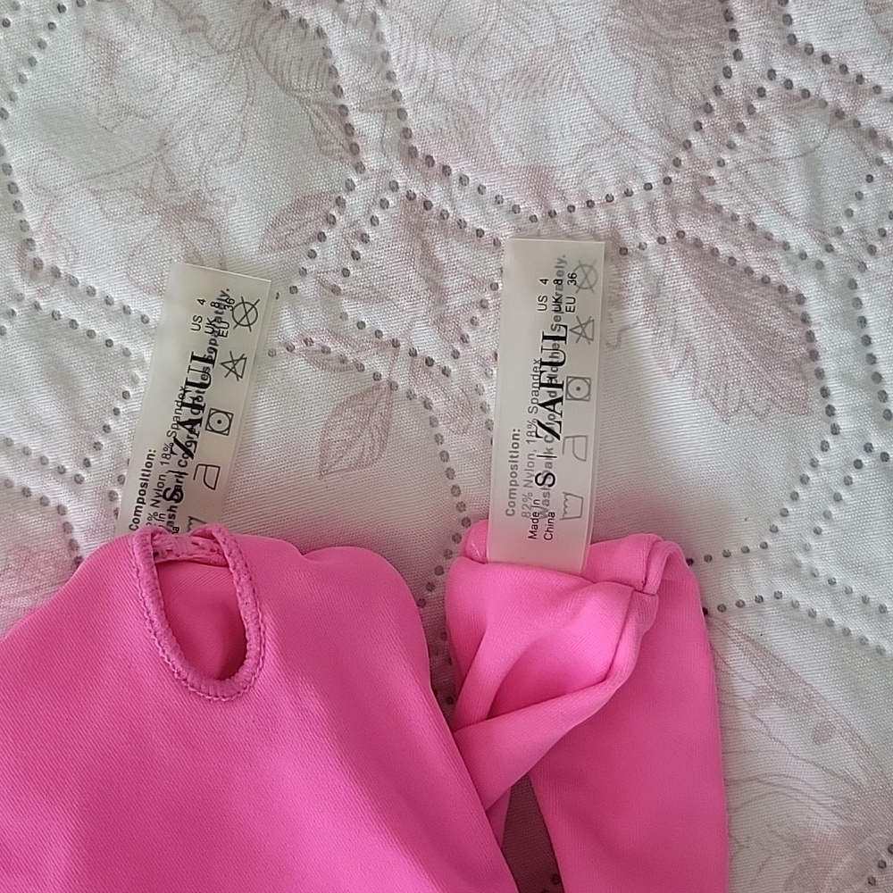 Zaful Bright Pink Bikini Set - Picture 8 of 9